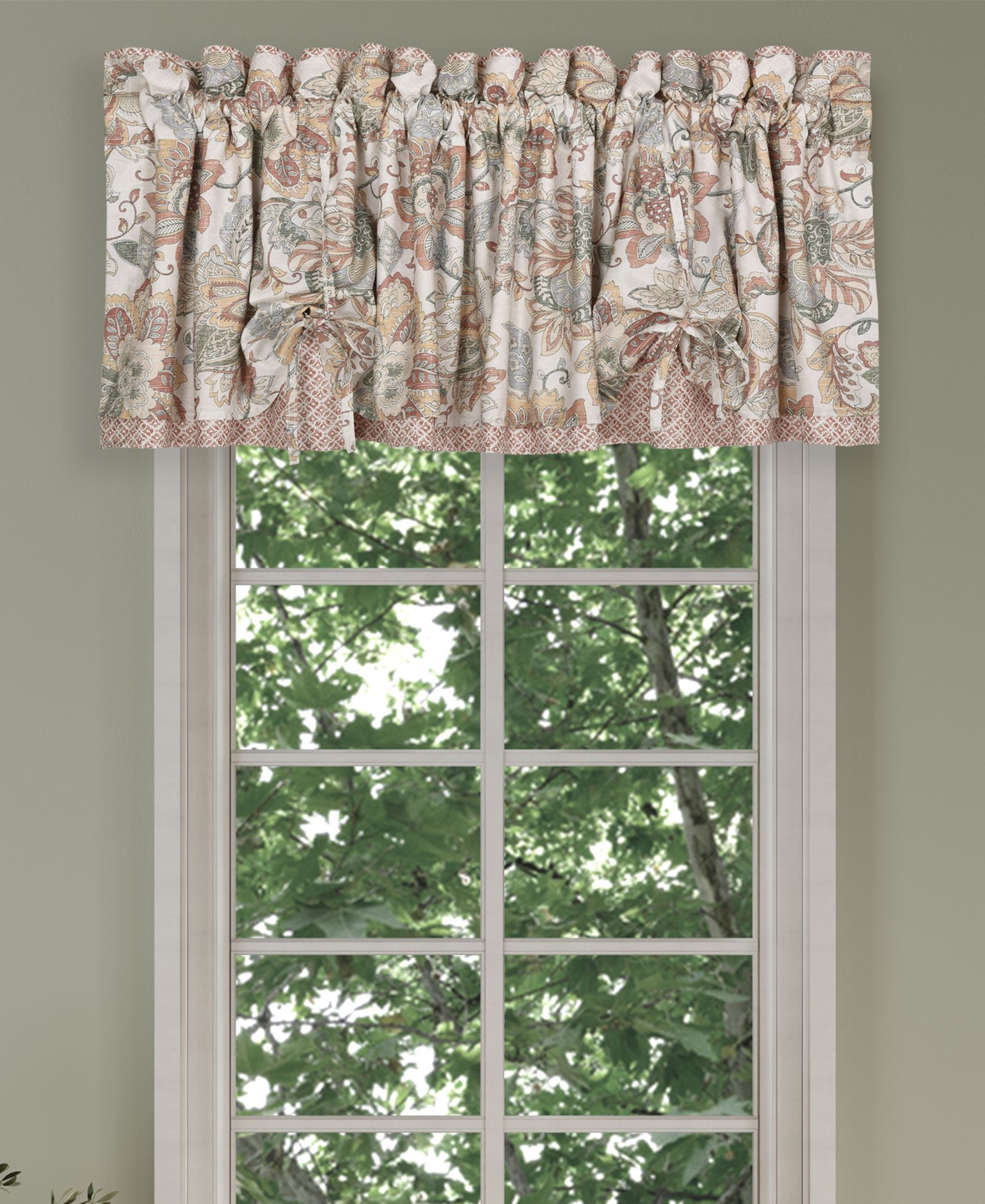 Royal Court Janessa Window Straight Valance, 17" x 72"