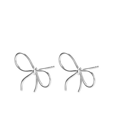 Sterling Plated Colette Chic серьги-гвоздики с лентой