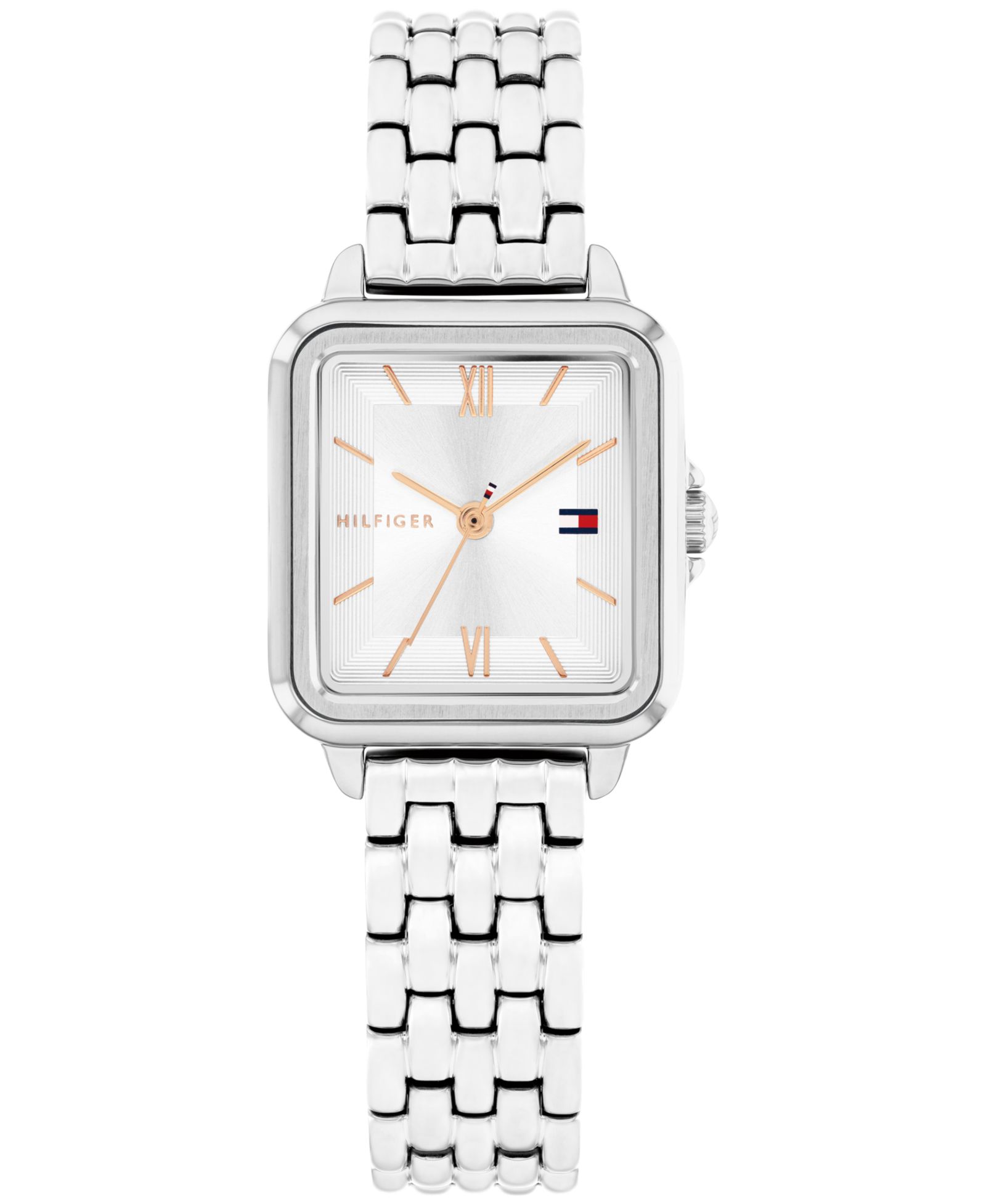 Tommy Hilfiger Women's Quartz Silver Tone Stainless Steel Bracelet Watch, 22.5mm