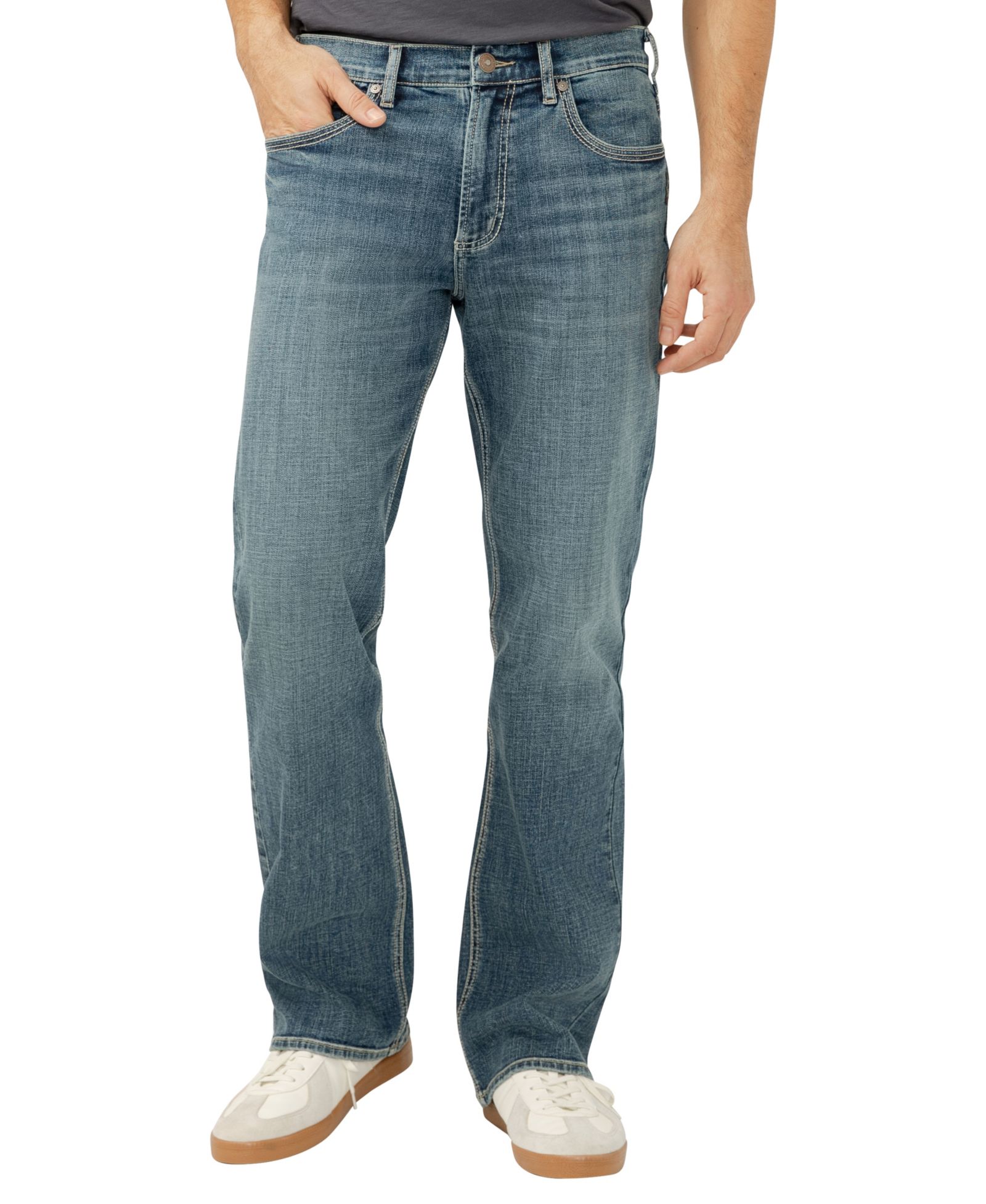 Silver Jeans Co. Men's Zac Relaxed Fit Straight Leg Jeans