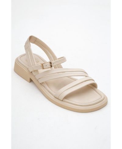 Beige leather
