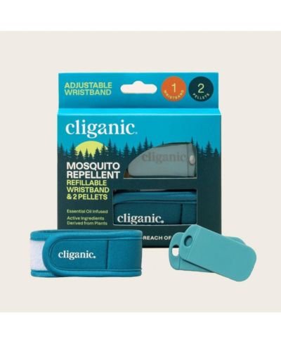 Mosquito Repellent Refillable Wristbands - 1PK & 2 Refills