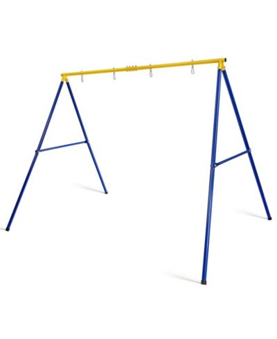 Gymax 660 Lbs Metal Heavy-Duty A-Frame Swing Stand, Ages 3+