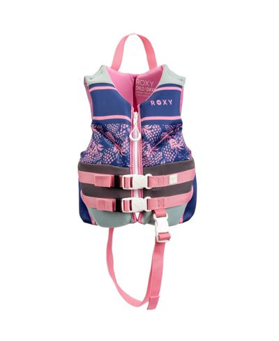 ROXY Daily CGA Life vest, PFD for kids with Quick Release Belts and Adjustable Leg Strap