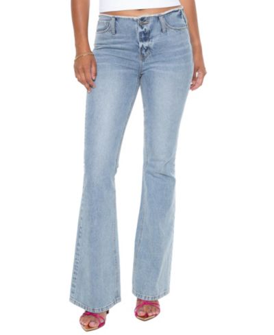 Женские джинсы Blue Revival Y2K Cutoff Waist Bootcut