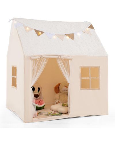 Slickblue Kids Play Tent Large Playhouse с Glow in the Dark Stars и Mat