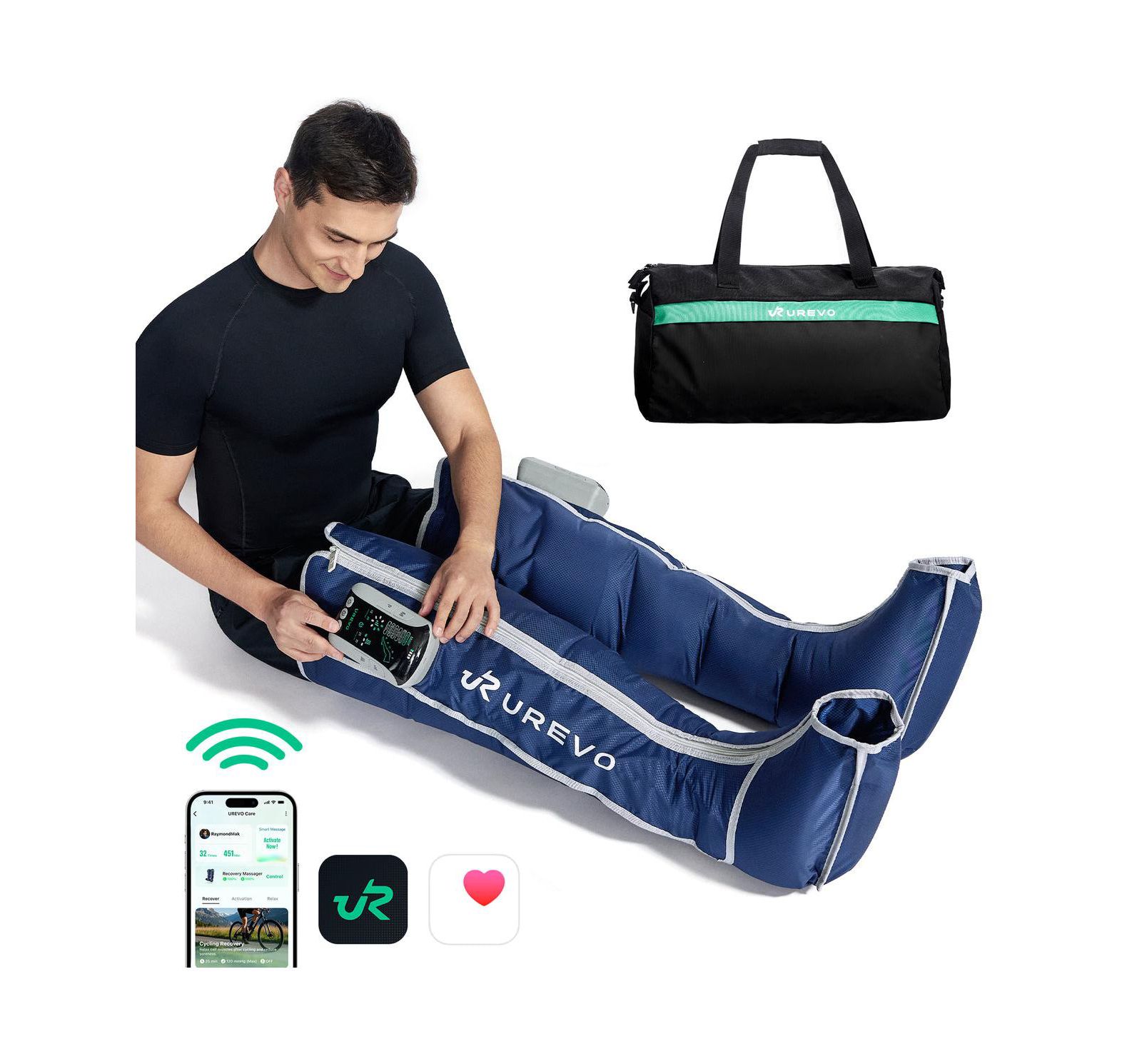 UREVO AI-Powered Wireless Recovery Massager