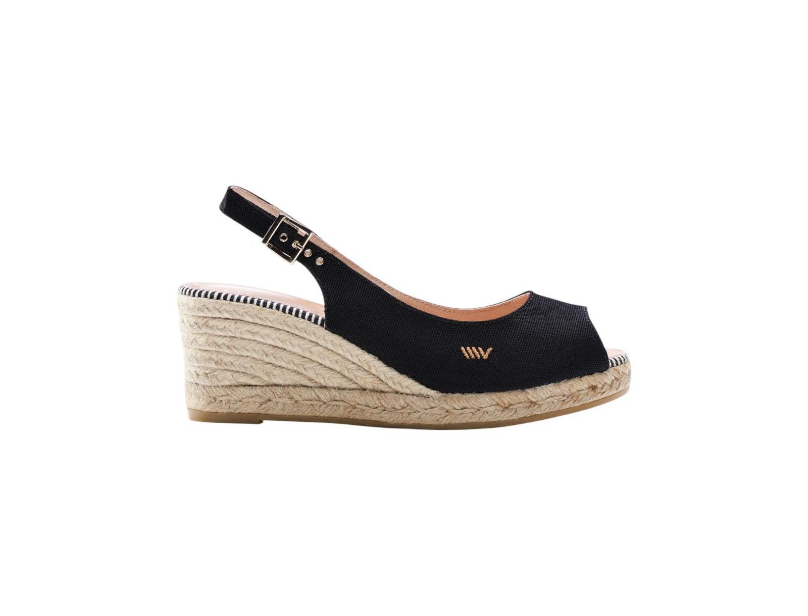 Women's Gavina Canvas Espadrille Sandal Wedges Slingback