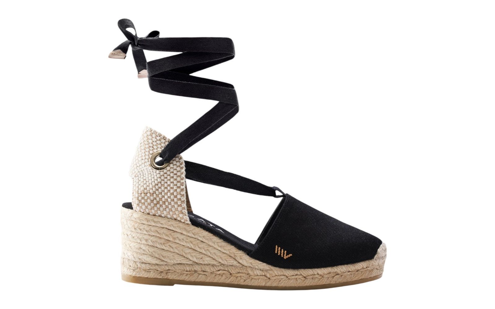 Women's Escala Canvas Espadrille Wedges Lace up