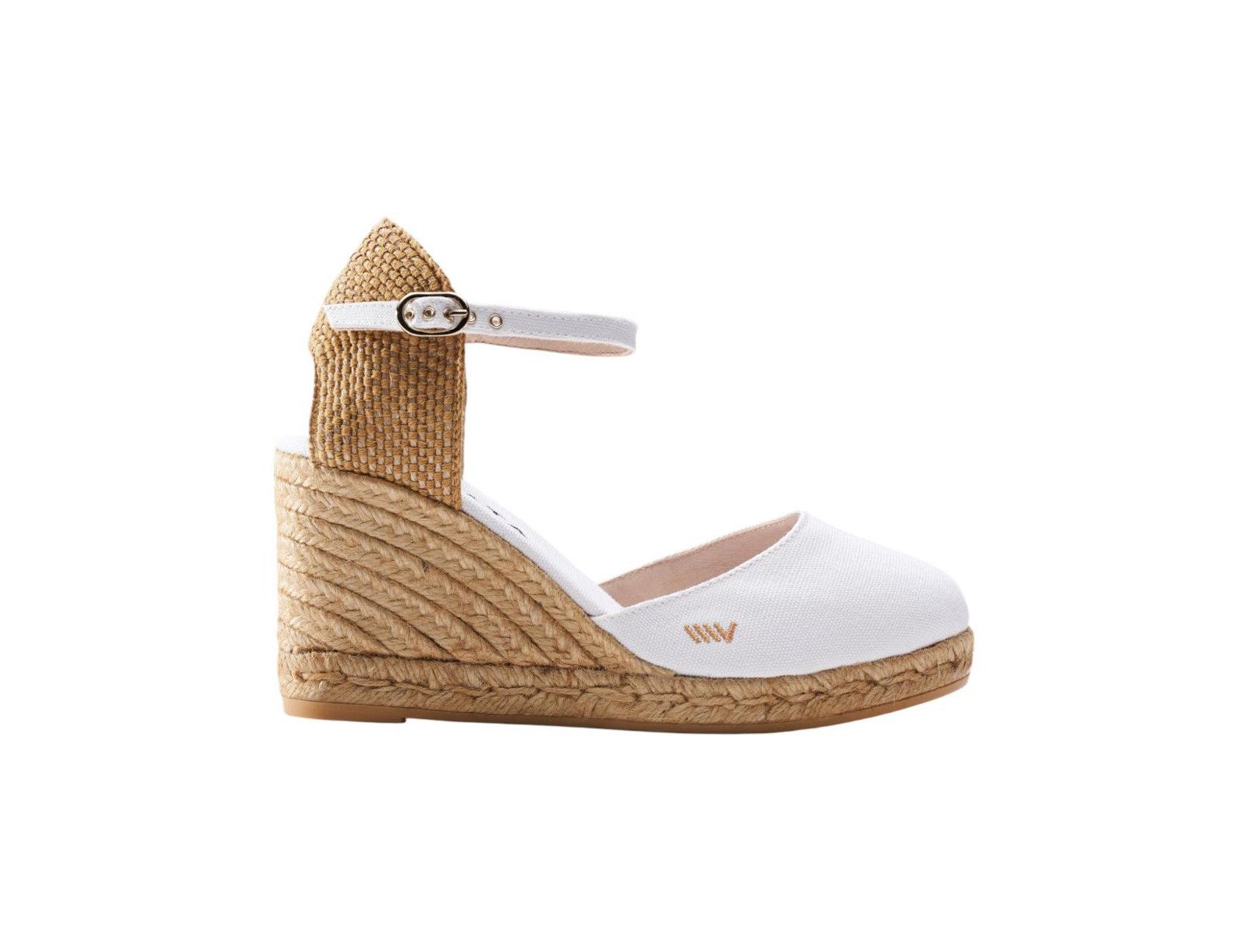Женские эспадрильи VISCATA Women's Satuna Canvas Wedges Ankle Strap