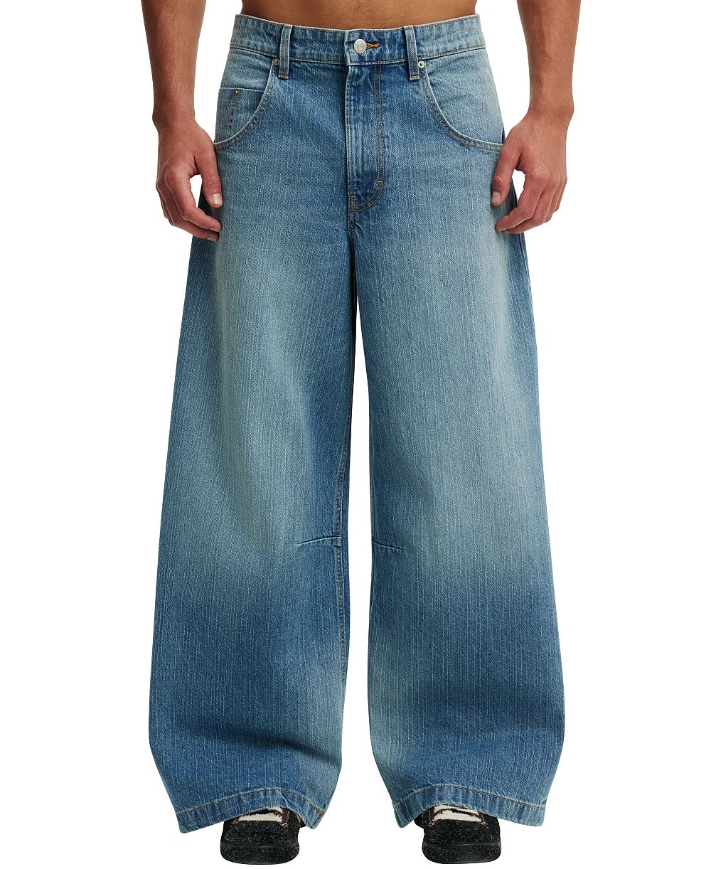 COTTON ON Men's Super Wide Leg Jeans