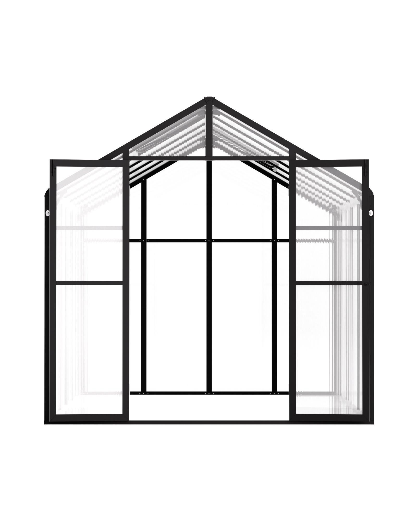 Теплица из поликарбоната Slickblue Outdoor Walk-in для сада
