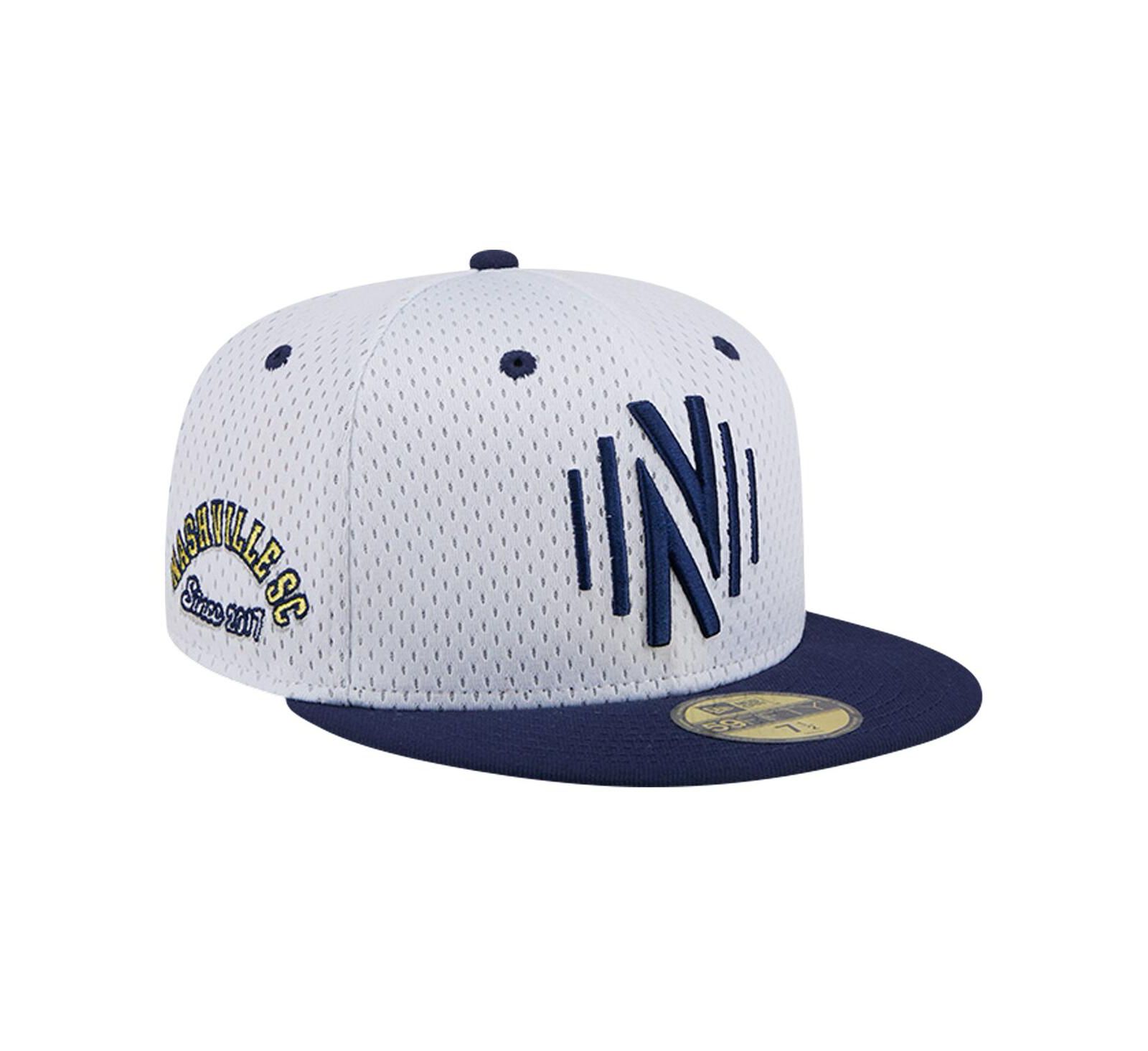 New Era Мужская кепка 59FIFTY Nashville SC Throwback Mesh Gray