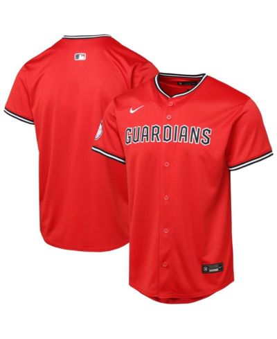 Nike Big Boys and Girls Red Cleveland Guardians Alternate 2 Limited Jersey
