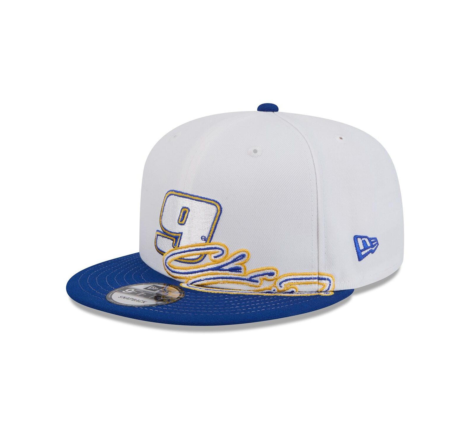 Мужская кепка New Era Chase Elliott 9FIFTY White/Blue