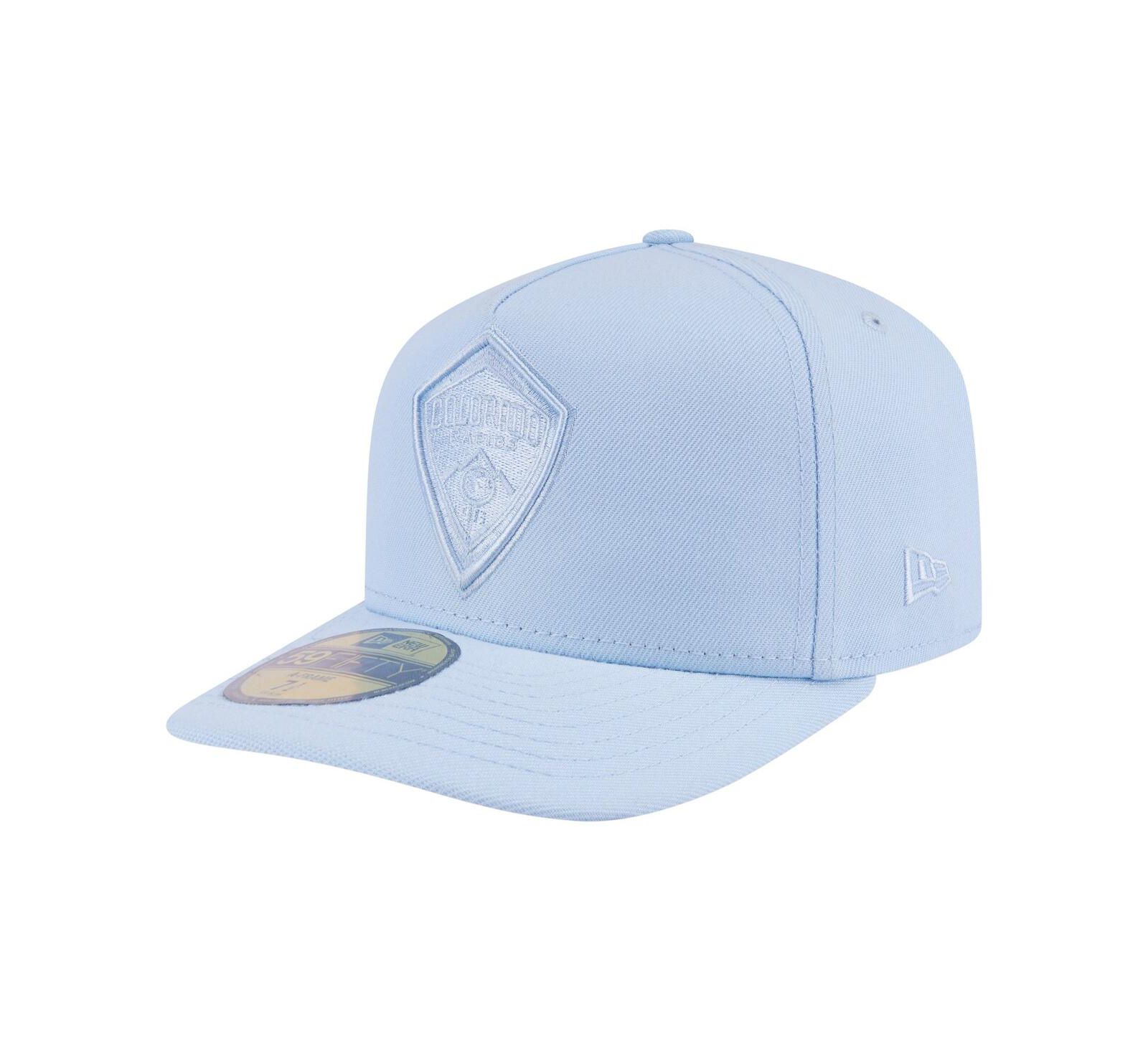 New Era Men's Light Blue Colorado Rapids Color Pack A-Frame 59FIFTY Fitted Hat