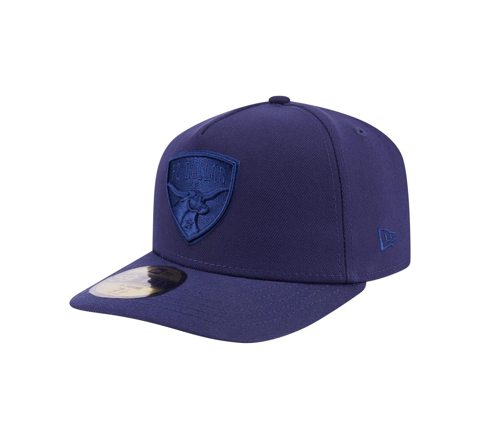 New Era Men's Navy FC Dallas Color Pack A-Frame 59FIFTY Fitted Hat