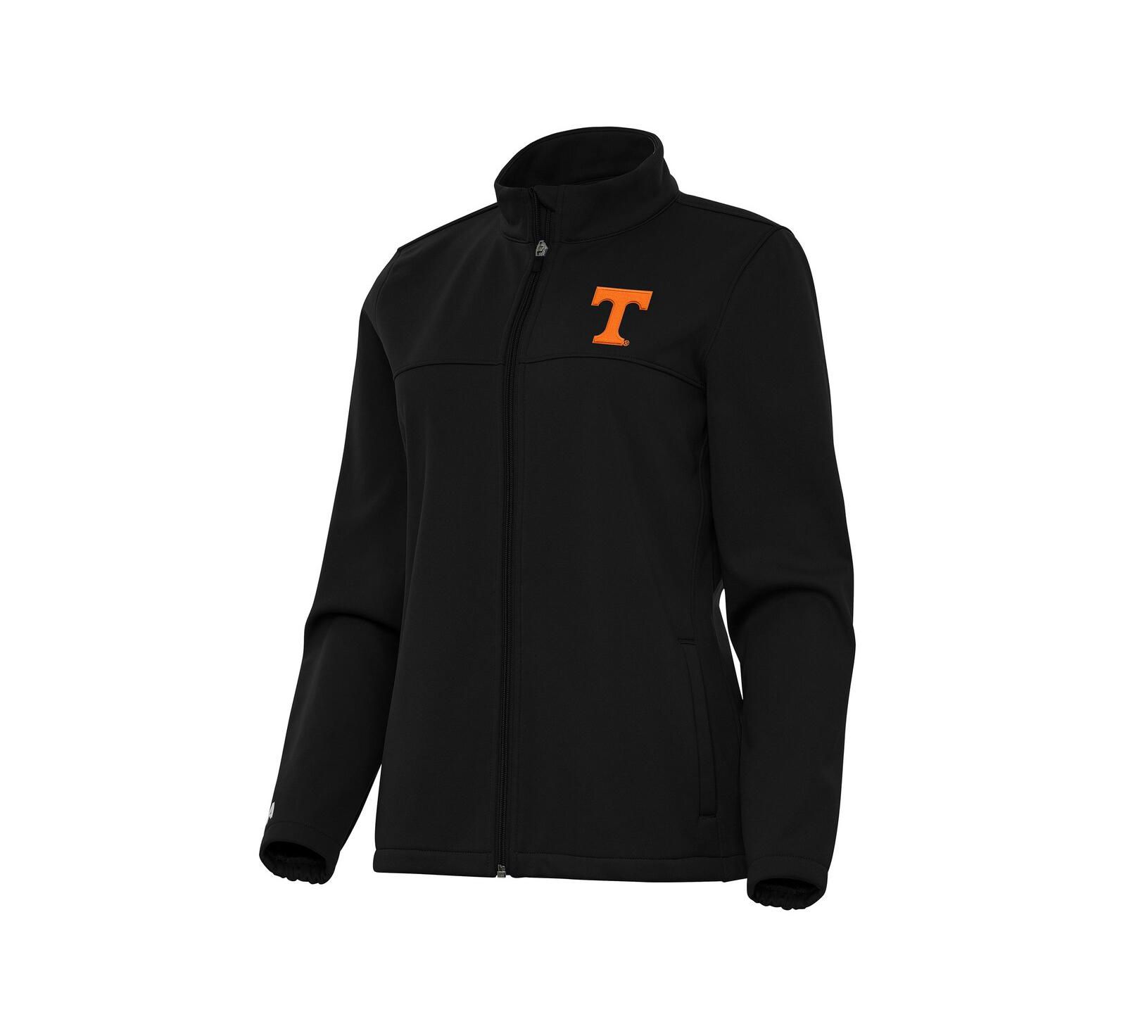 Antigua Women's Black Tennessee Volunteers Links 2 Full-Zip Golf Jacket