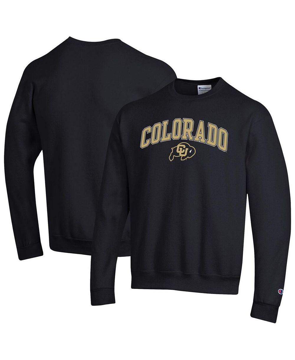 Champion Men's Heather Gray Colorado Buffaloes Arch Over Logo Pullover Sweatshirt