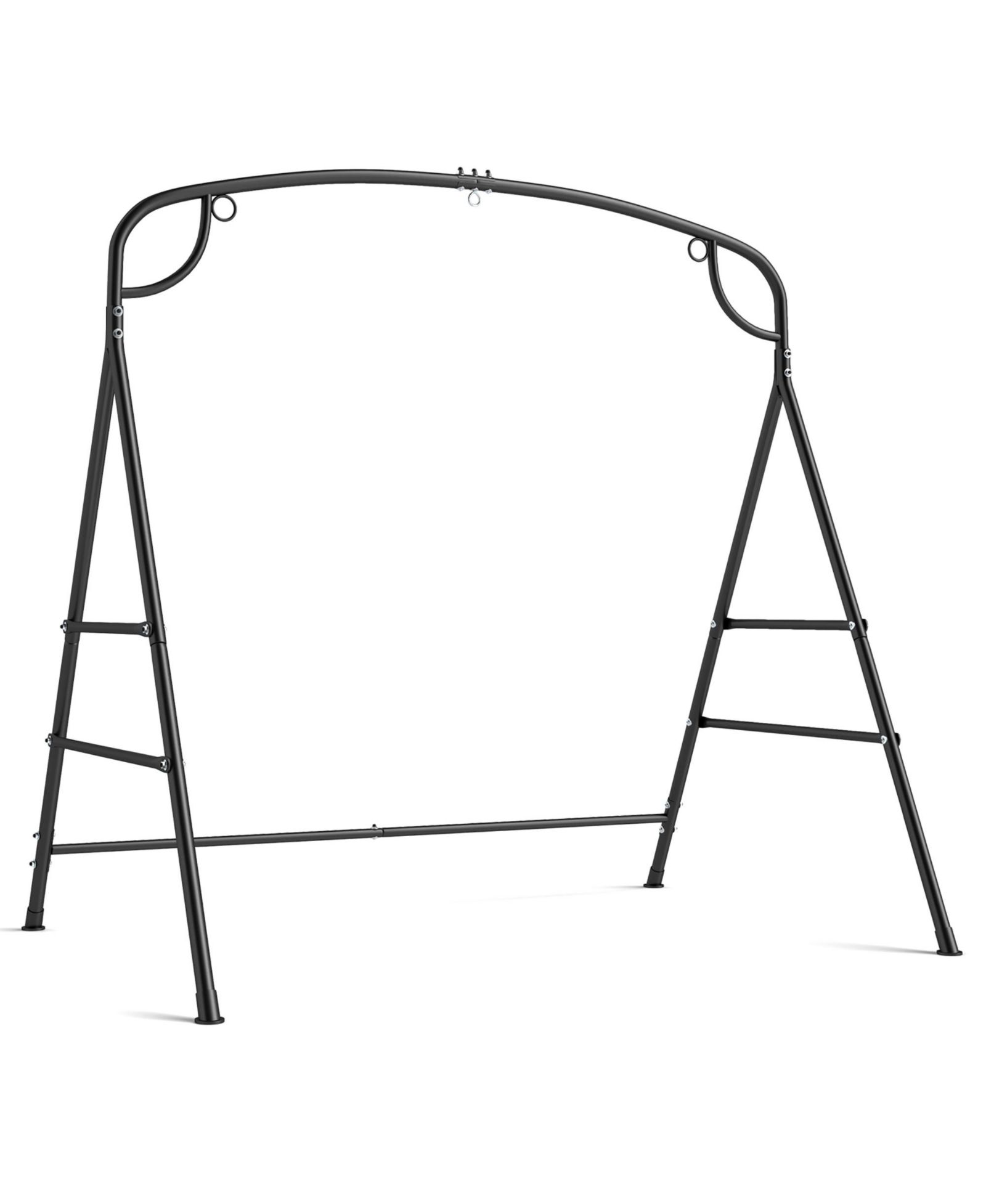 Качели Gymax Swing Stand Heavy-Duty Metal Frame с 2 кольцами