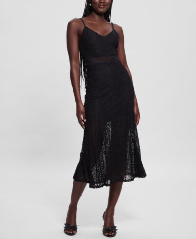 Женское платье GUESS Sleeveless V-Neck Midi