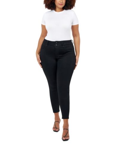 Seven7 Джинсы Plus Size с высокой посадкой и изогнутыми штанинами