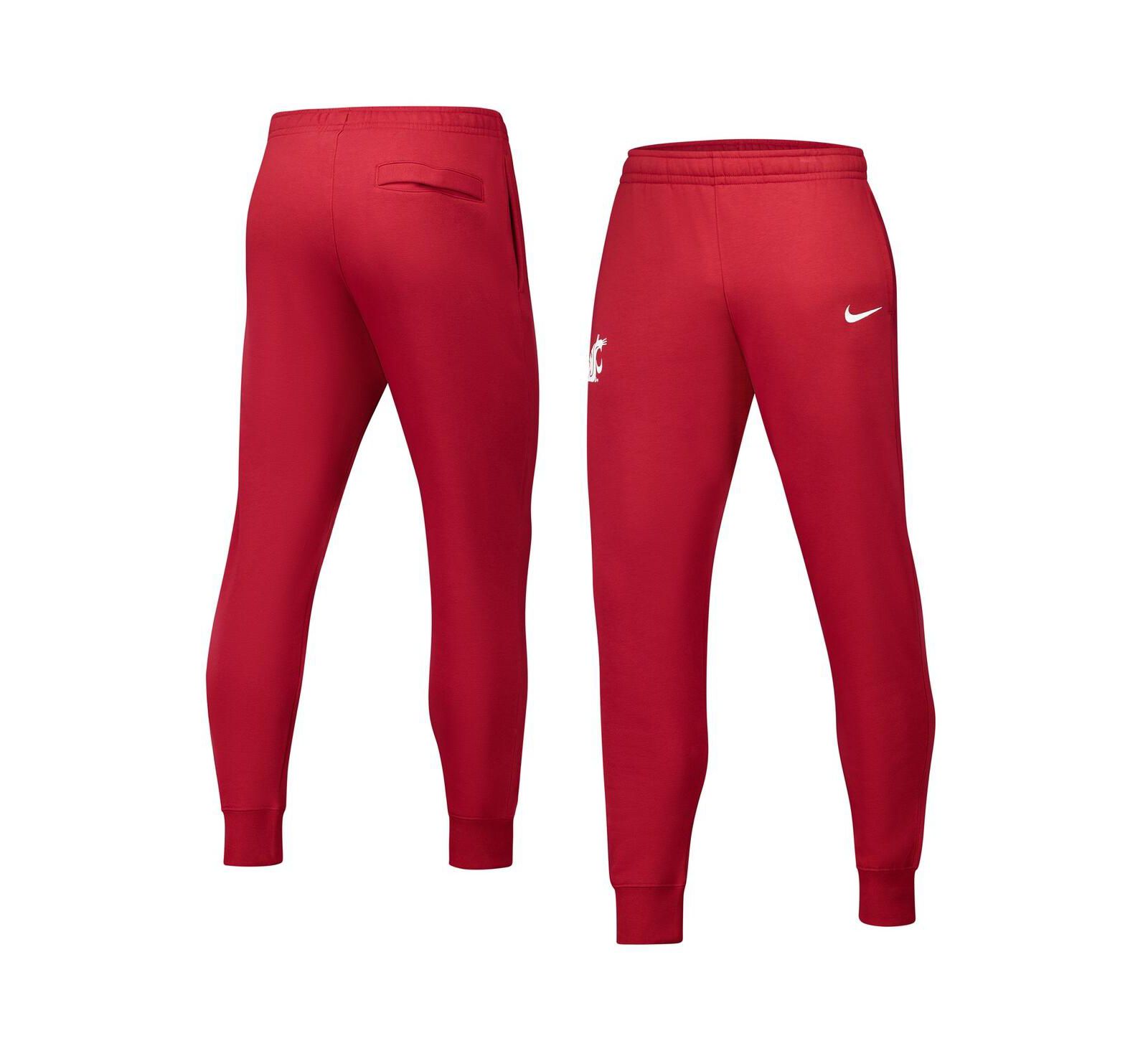 Мужские брюки Nike Crimson Washington State Cougars Club Fleece