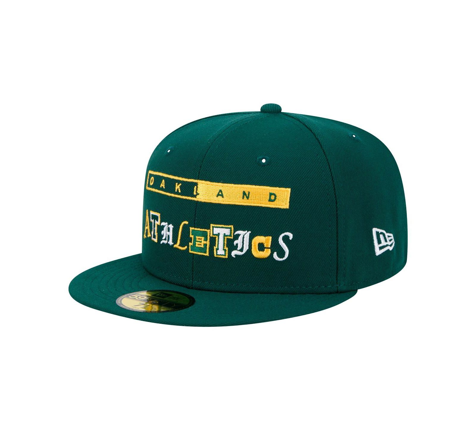 New Era Men's Green Oakland Athletics Ransom 59FIFTY Fitted Hat