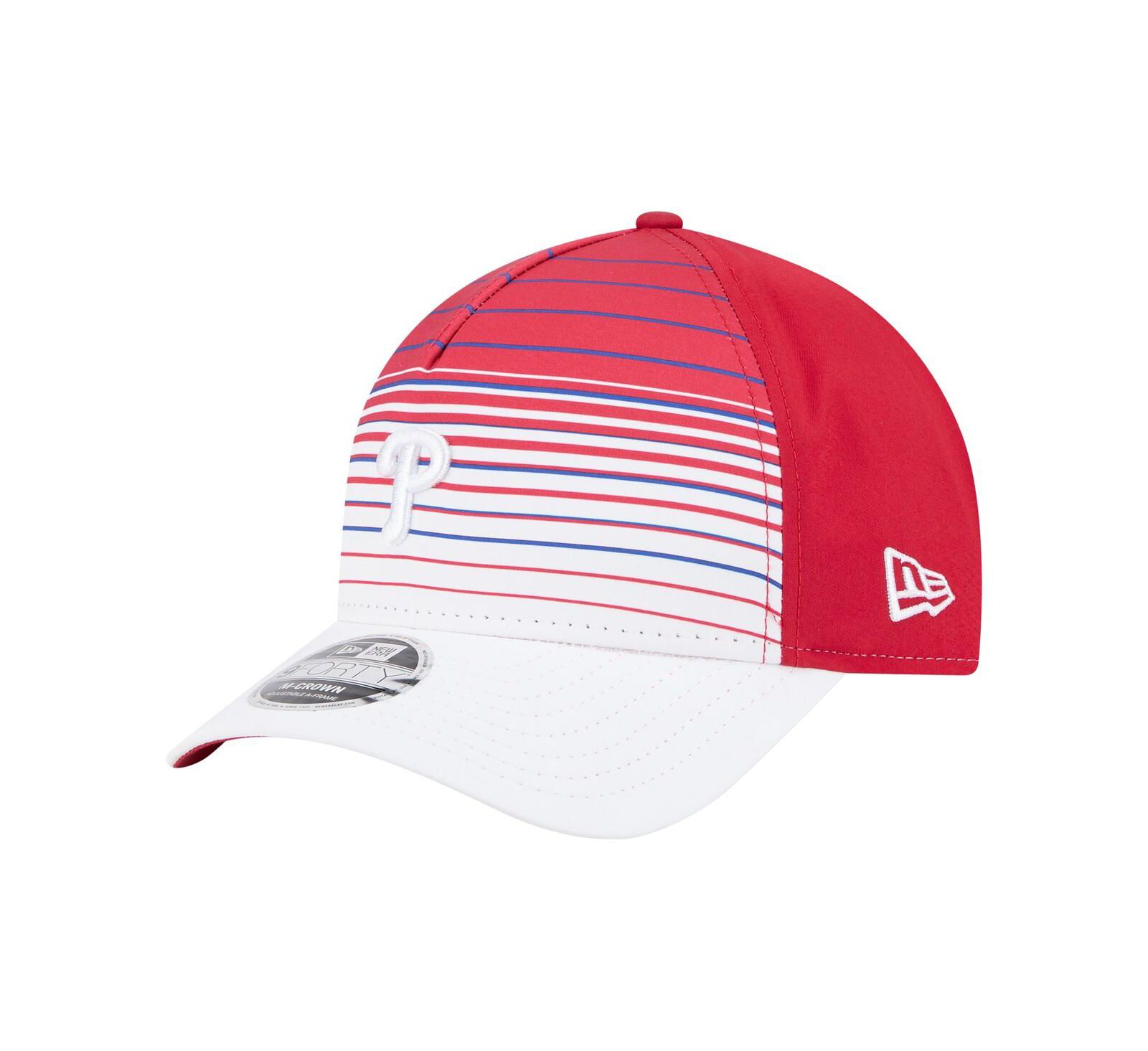 Мужская кепка New Era Philadelphia Phillies Gradient 9FORTY M-Crown, красная
