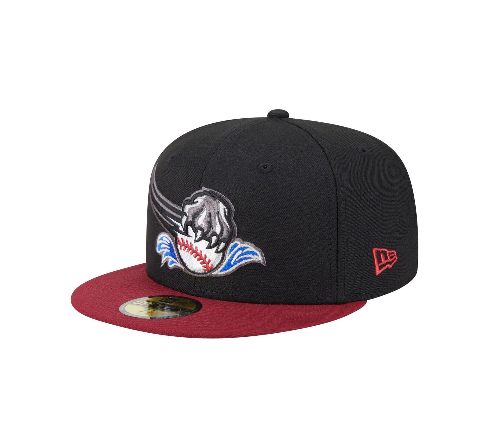 New Era Men's Black/Red Sacramento River Cats Authentic Collection 59FIFTY Fitted Hat