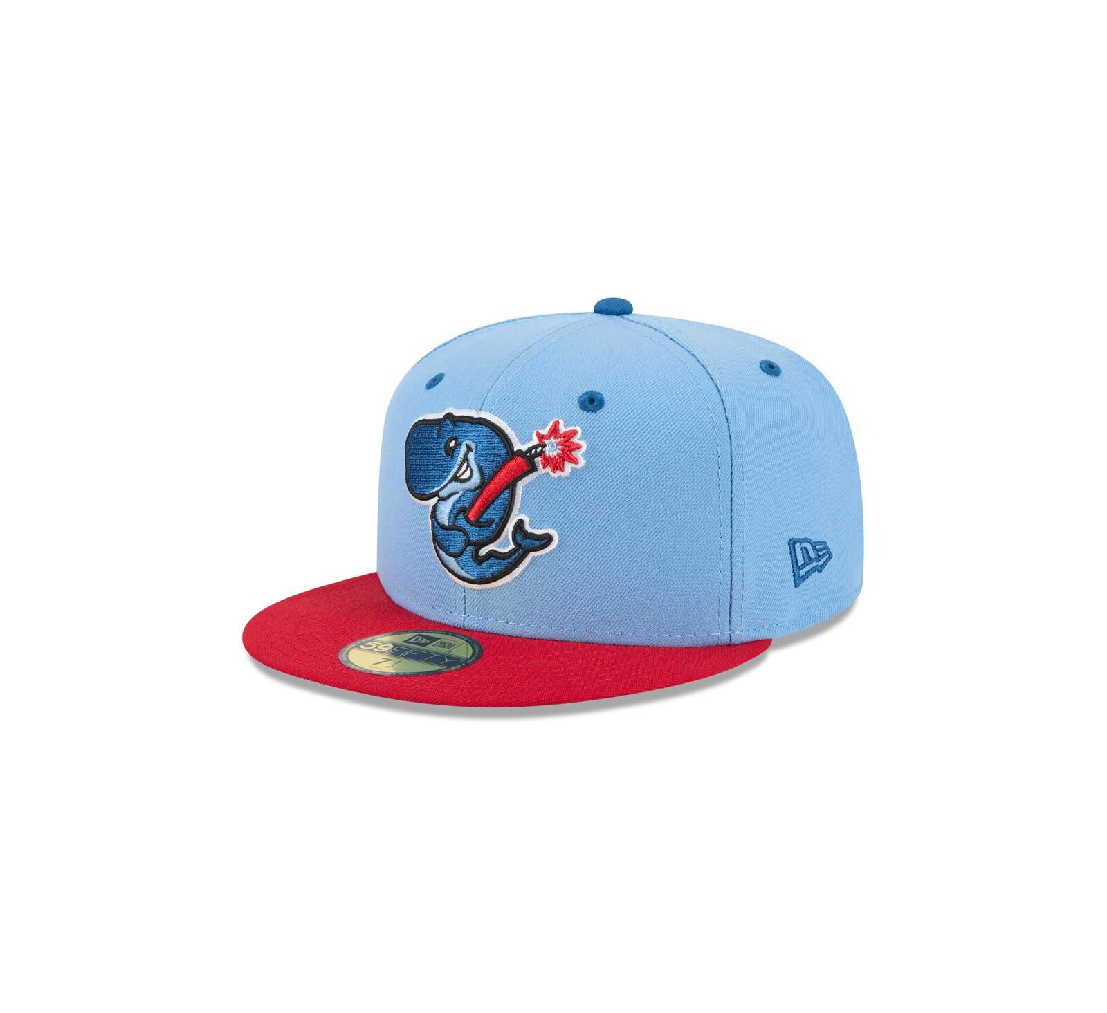Мужская кепка New Era Blue Eugene Emeralds Theme Nights 59FIFTY Fitted