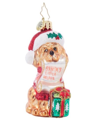 Рождественский украшение Christopher Radko Festive Furry Friend Gem