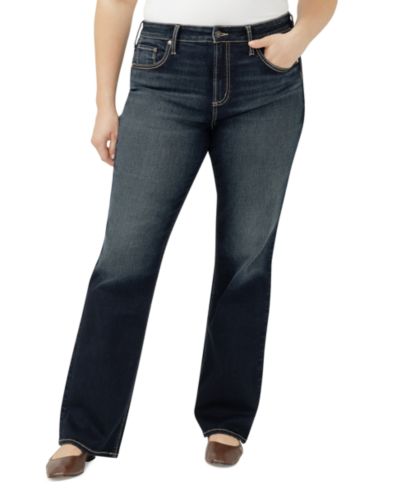 Джинсы Silver Jeans Co. Plus Size Avery High Rise Curvy Fit Bootcut