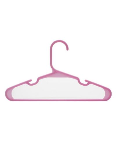 Детские пластиковые вешалки SereneLife 20 шт. розовые