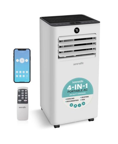 SereneLife портативный кондиционер и обогреватель 8000 BTU ASHRAE с Wi-Fi