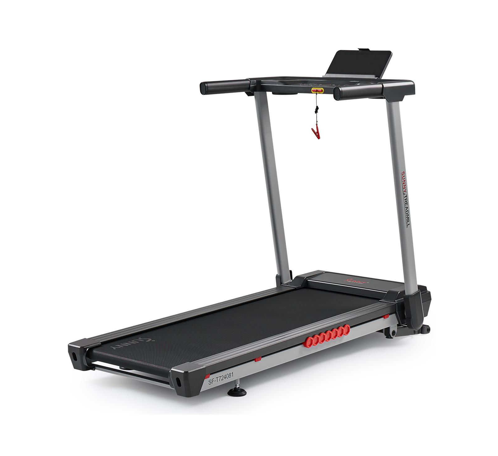 Беговая дорожка Sunny Health & Fitness Pace 500 с Wi-Fi и автоматическим наклоном 12 уровней, складная