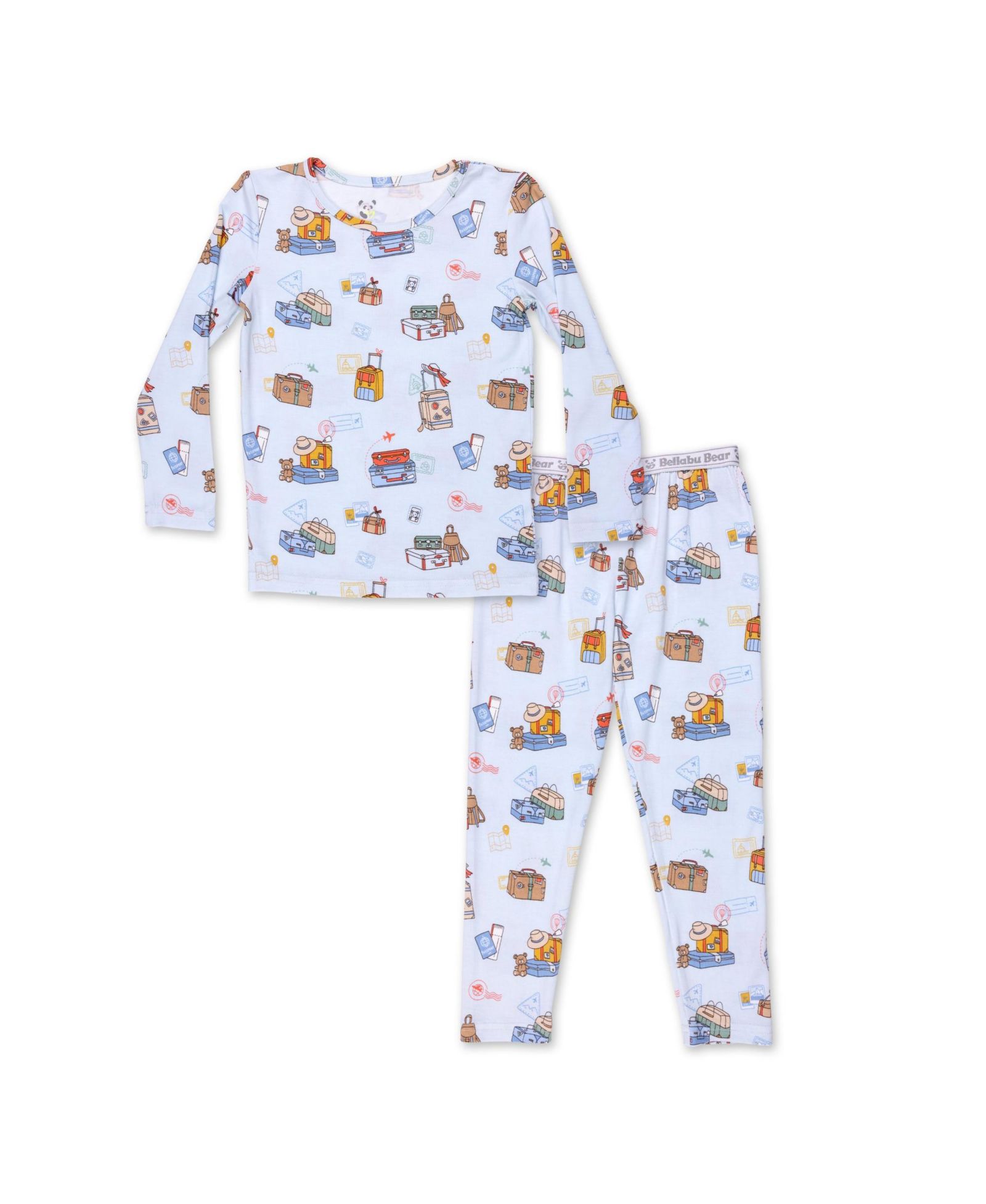 Детская пижама Bellabu Bear Vintage Suitcases 2 Piece