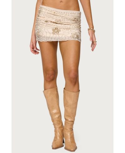 Женская мини-юбка Edikted Womens Astrid Beaded