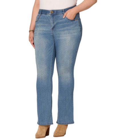 Democracy джинсы Bootcut с высокой посадкой Plus Size