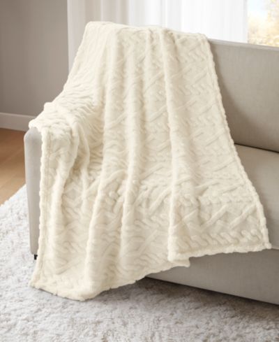 Уютный плед Premier Comfort Cozy Cable Throw, 50" x 60"