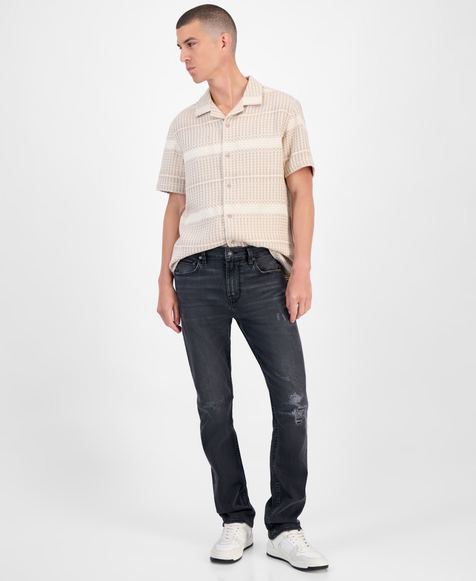 GUESS Men's Davis Slim Straight Jeans