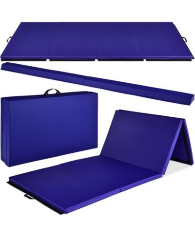 Best Choice Products складной гимнастический мат 10ftx4ftx2in, 4 панели, с ручками