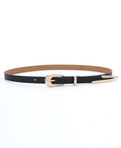 ETTIKA Modern Saddle Leather Belt
