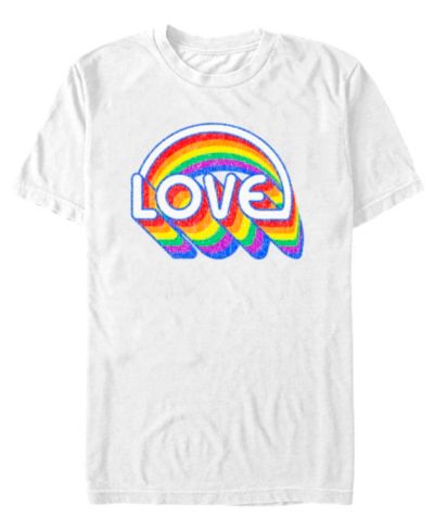 Мужская футболка Fifth Sun Men's Rainbow Love Short Sleeve T-Shirt