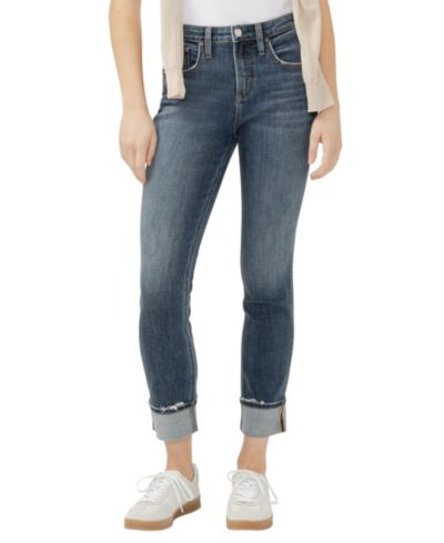 Silver Jeans Co. Женские джинсы Elyse Mid Rise Skinny