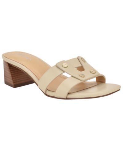 Женские босоножки на устойчивом каблуке Calvin Klein Andrae Slip-On
