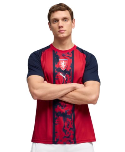 Мужская джерси Puma Men's Czechia National Soccer Team Short-Sleeve