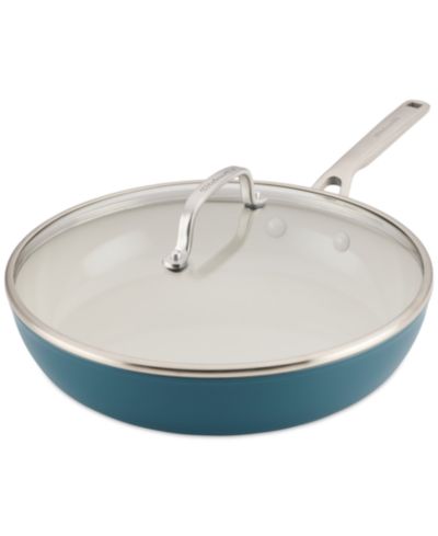 Сковорода KitchenAid Hard-Anodized Ceramic Induction 12.5" с крышкой