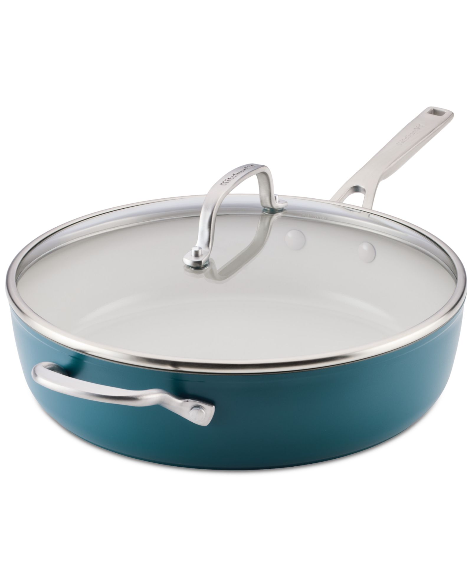 Сковорода для тушения KitchenAid Hard-Anodized Ceramic Induction 5-Qt. с крышкой