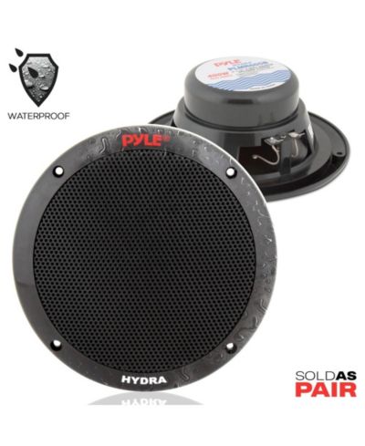 Pyle пара потолочных/настенных динамиков 8” – 300W, Midbass Woofer, 1” Titanium Dome Tweeter, Flush Mount Design, White (PDIC80)